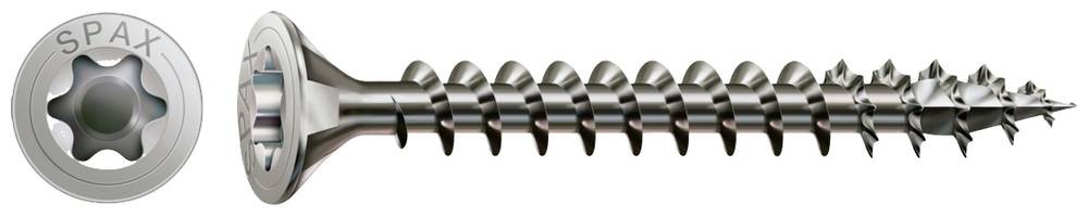 SPAX 1197000600403 Holzschraube 6mm 40mm T-STAR plus acier affiné A2