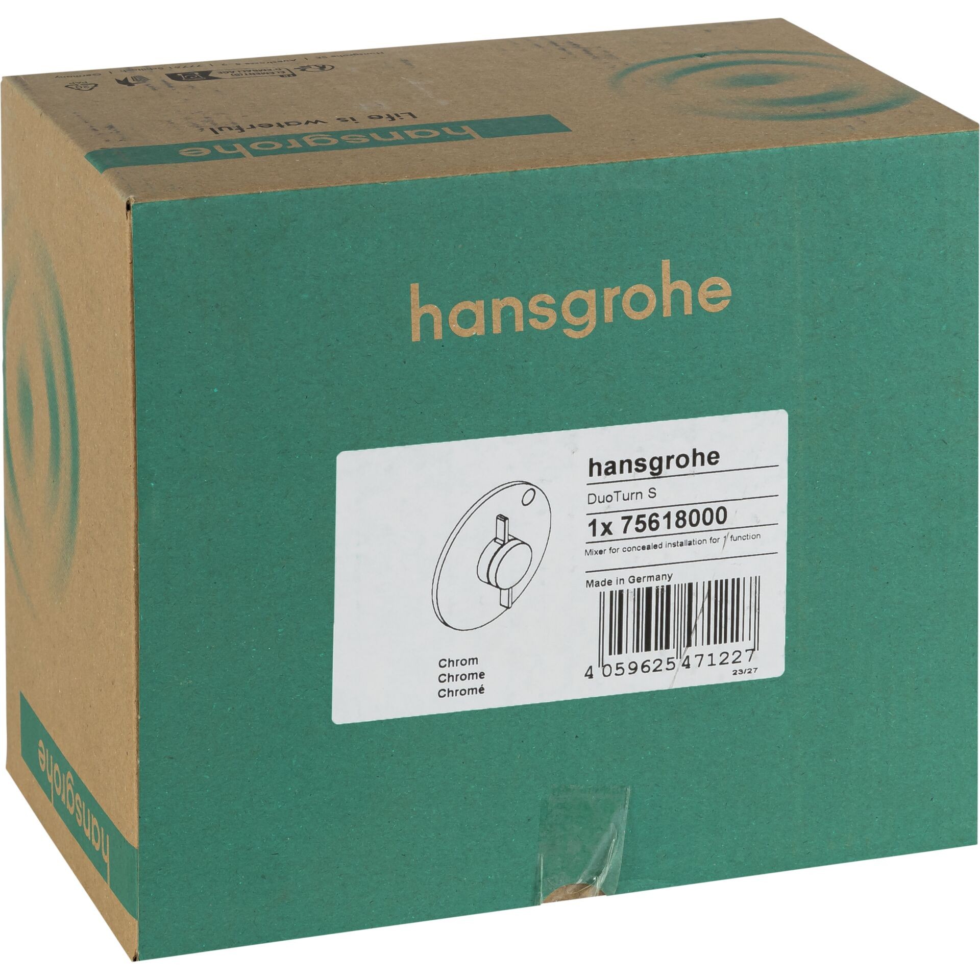 Hansgrohe DuoTurn S Mischer concealed installation for 1 Verbraucher