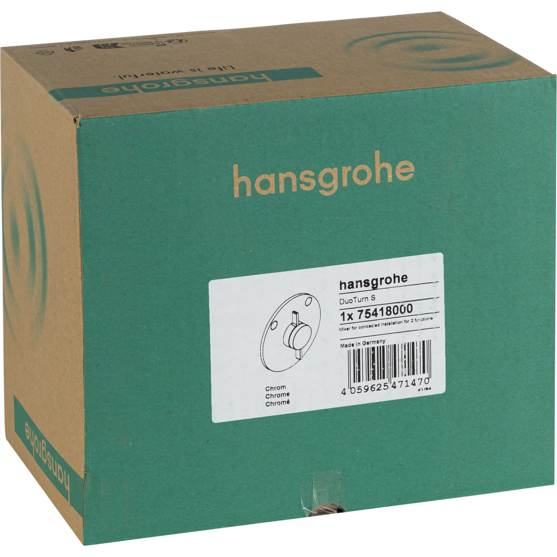 Hansgrohe DuoTurn S Mischer concealed installation for 2 Verbraucher