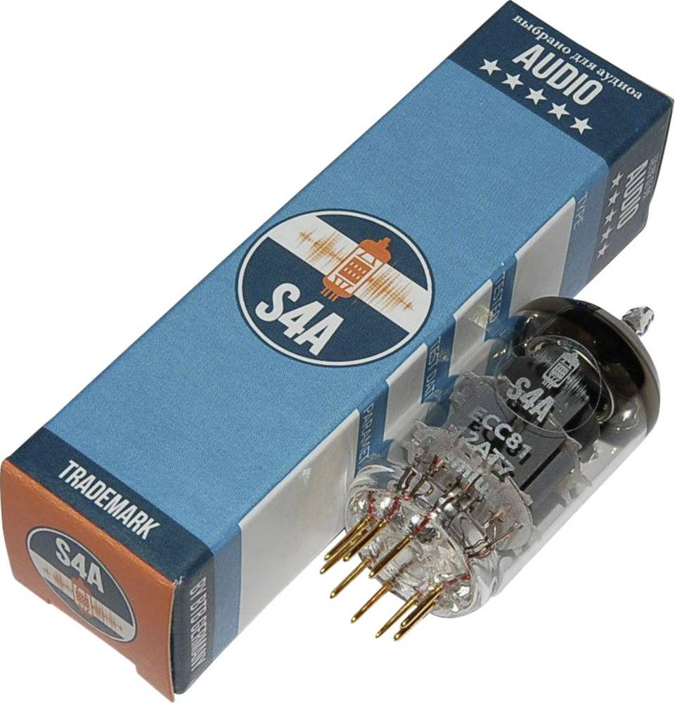 BTB Vertrieb ECC81 S4A Premium Elektronenröhre Selektiert for Audio &