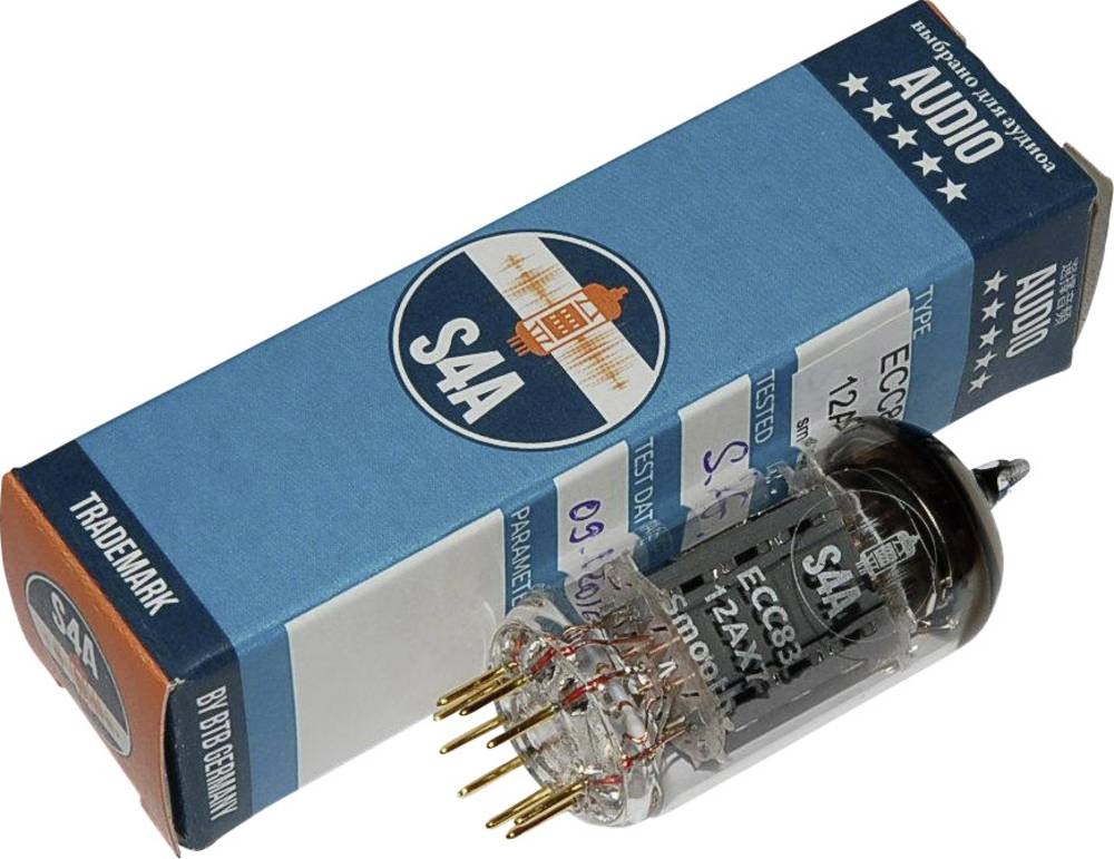 BTB Vertrieb ECC83 S4A smooth Sound Elektronenröhre Selektiert per