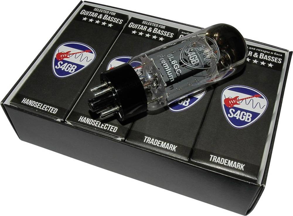 BTB Vertrieb 6L6GC S4GB Premium Elektronenröhre Matched Quartett