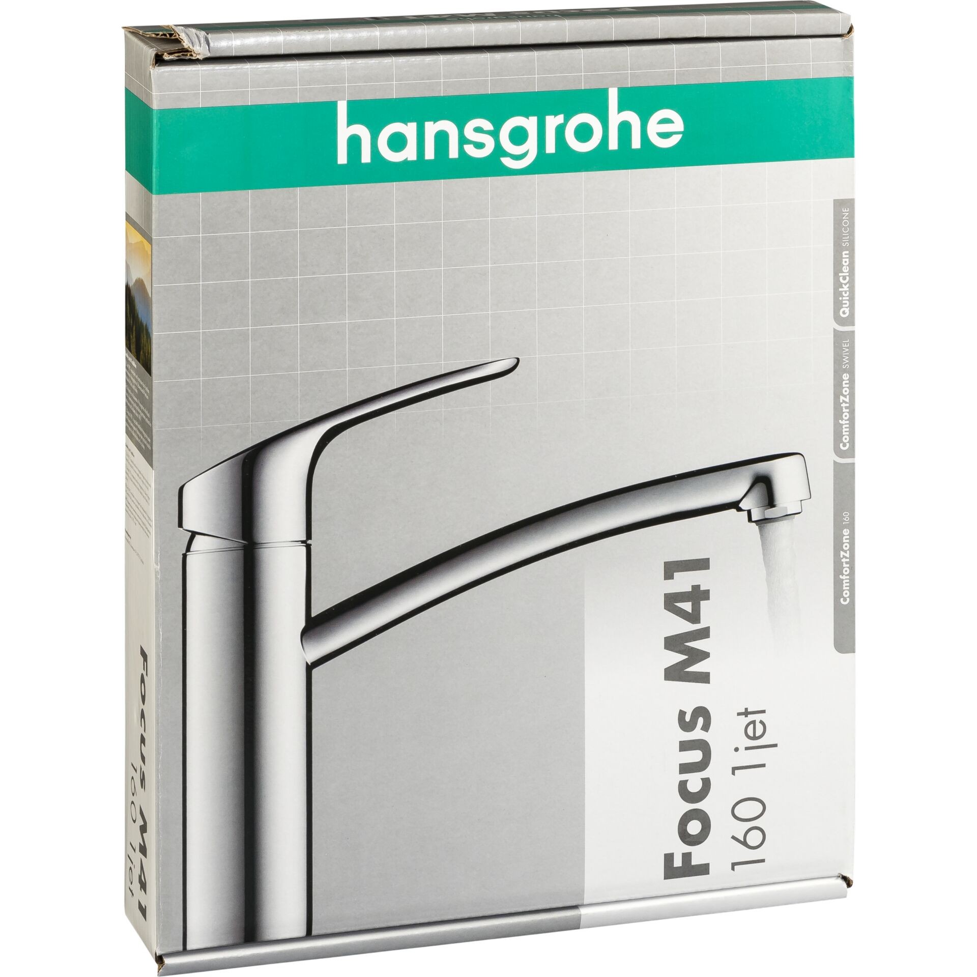Hansgrohe Focus M41 Einhebel- Küchenmischer 160 1jet chrom