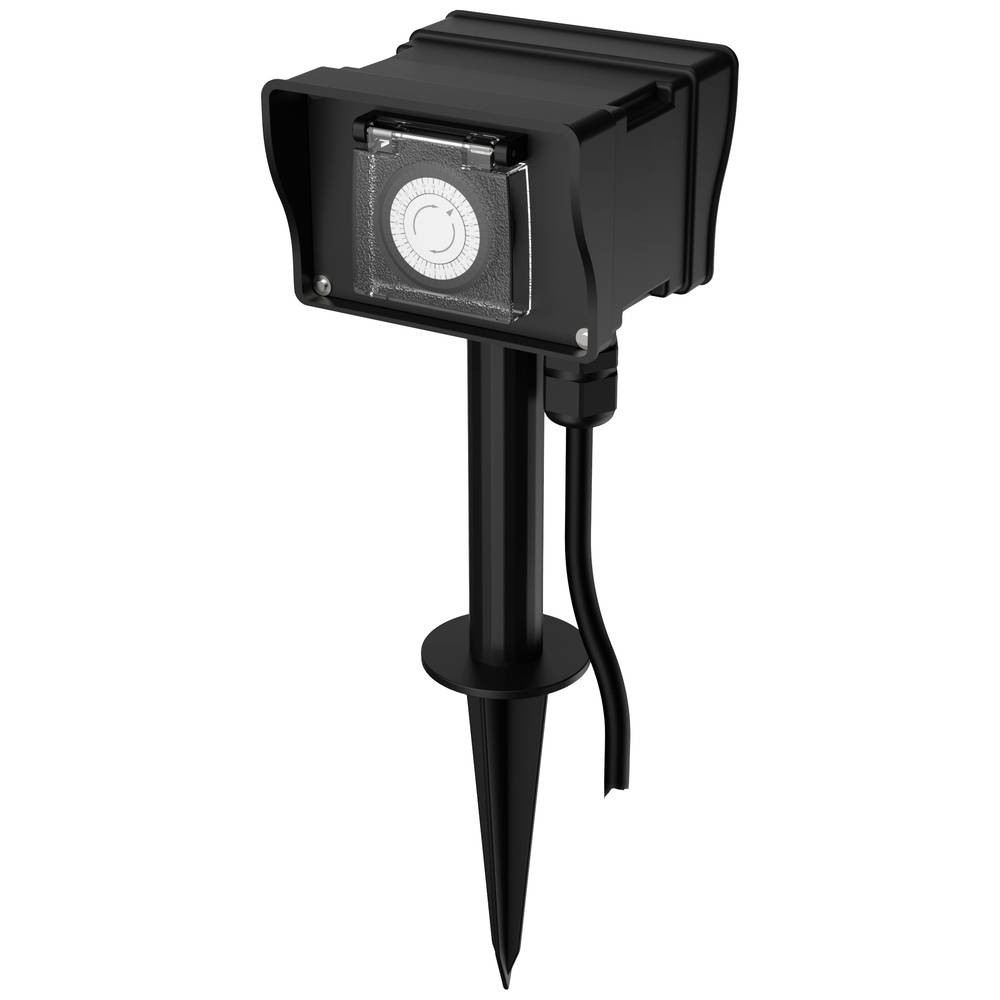 Ansmann 1260-0012 Zeitschaltuhr analog Tagesprogramm 3680W IP44