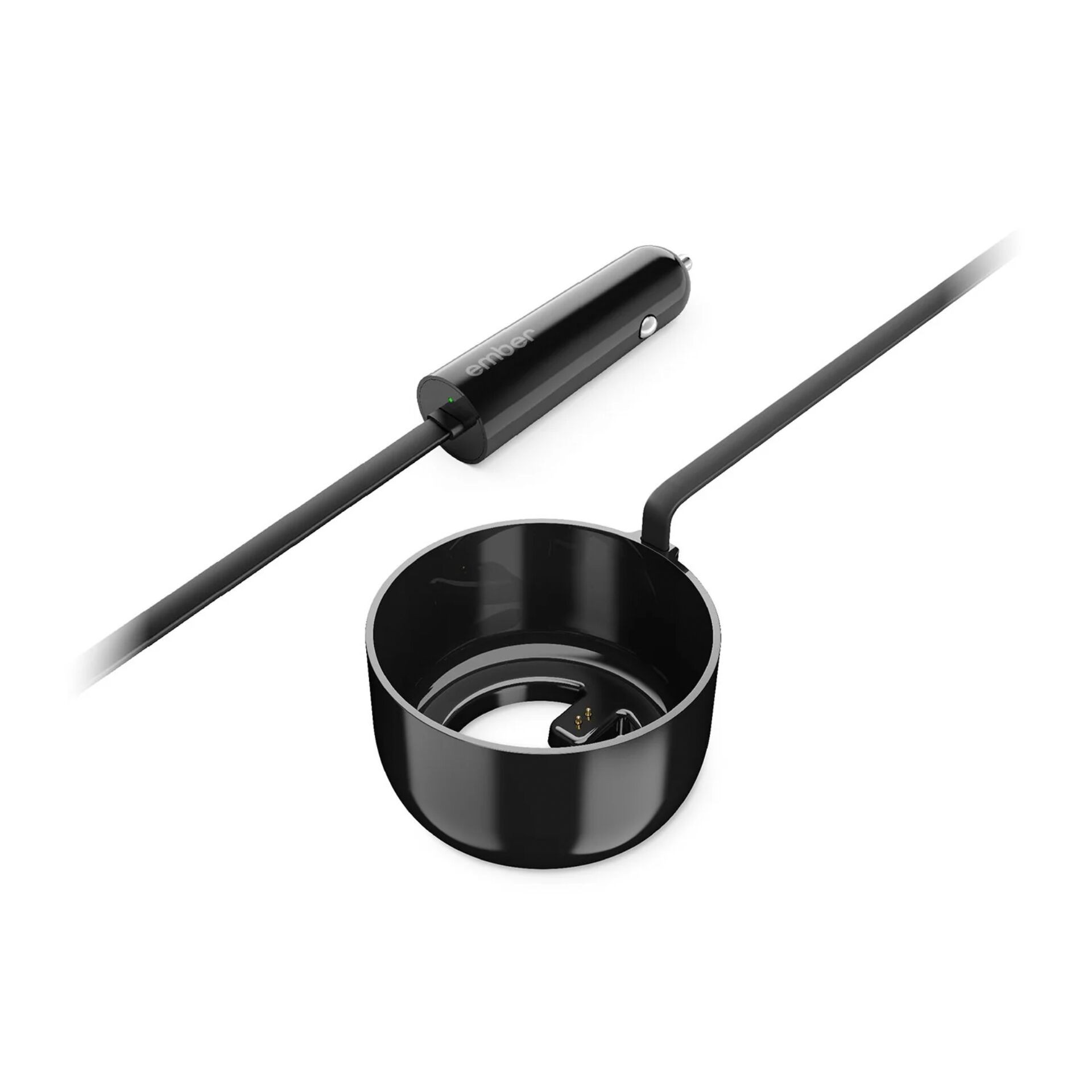 Ember TMCC1201GL mobile device charger Travel mug Black Cigar lighter