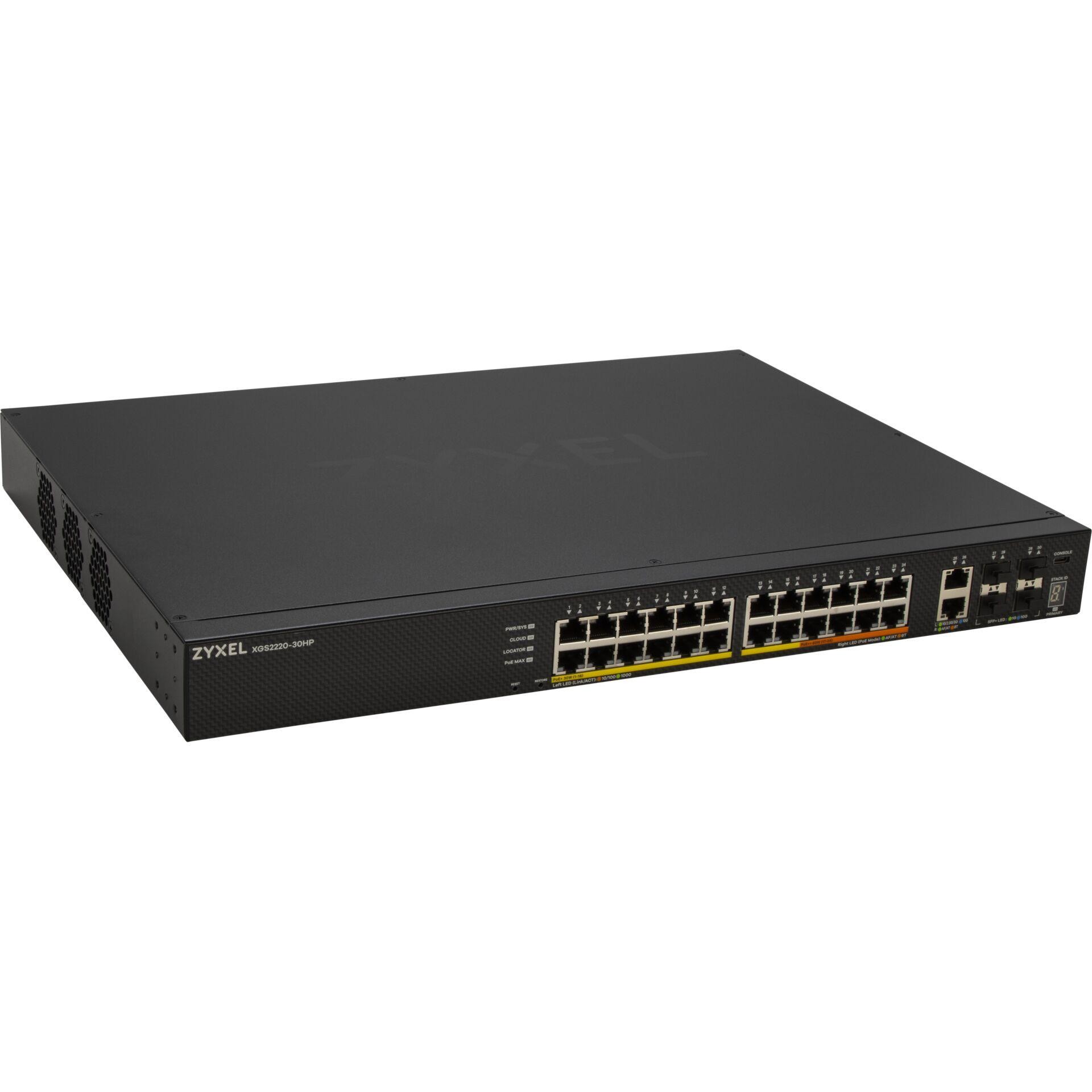 Zyxel XGS2220-30HP Managed L3 Gigabit Ethernet (10/100/1000) Power