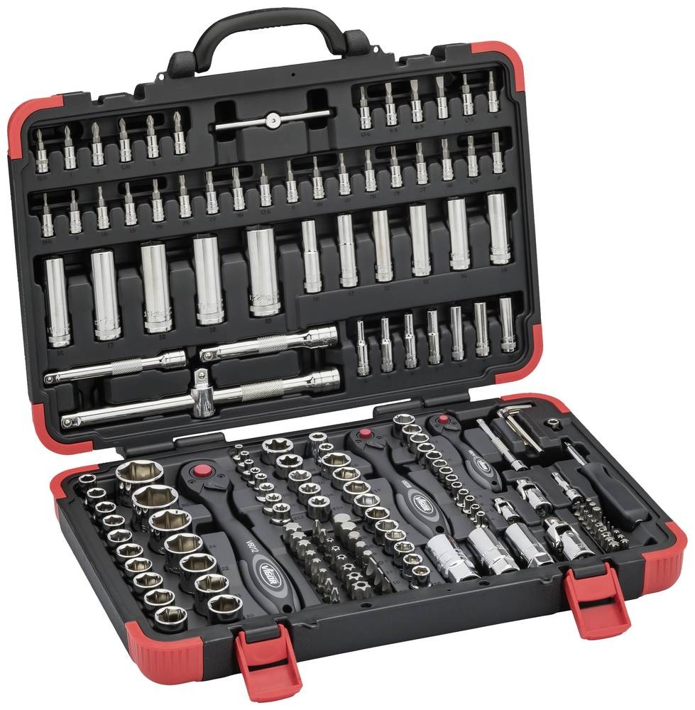 Vigor Steckschlüsselsatz 1/4\ (6.3 mm), 5/16\ (8 mm) 172teilig