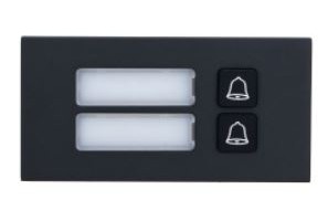 DAHUA DHI-VTO4202FB-MB2 - Zwei-Tasten-Modul - Schwarz