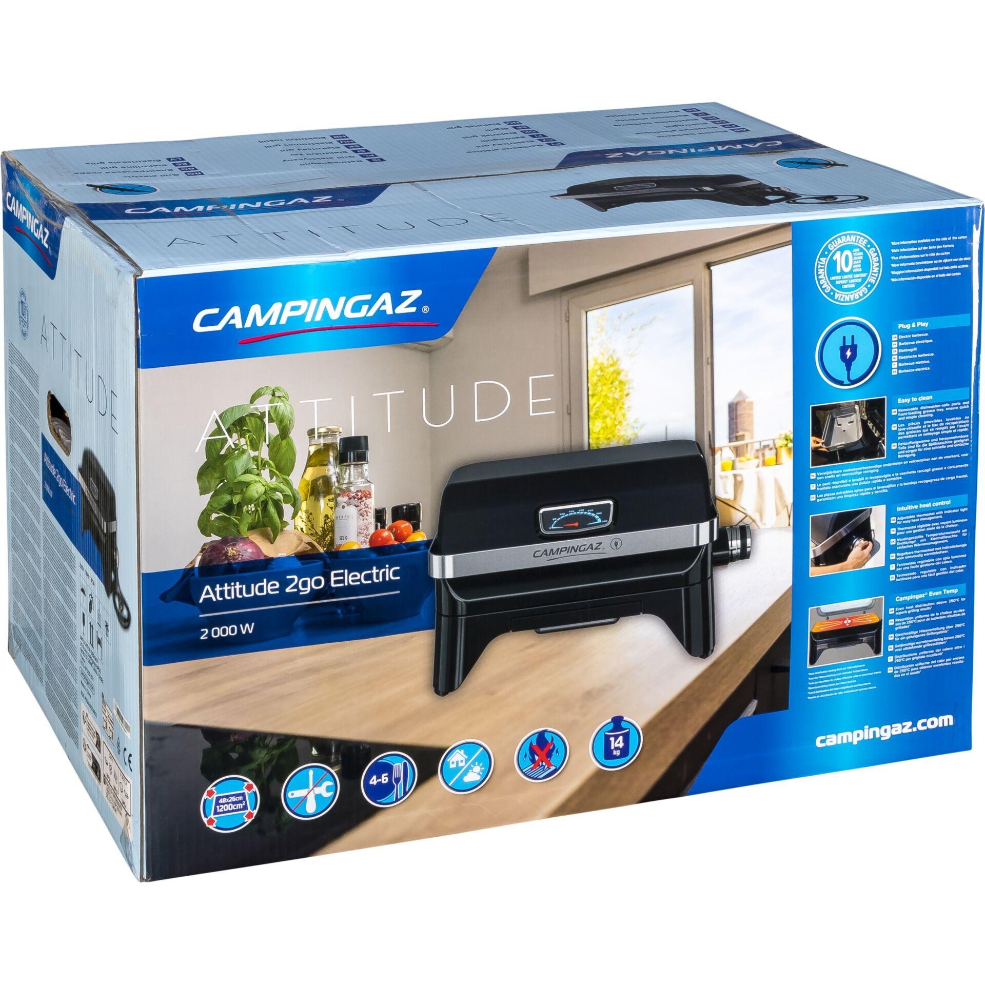 Campingaz Attitude 2go Electric Tischgrill mit Grillrost