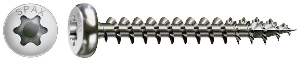 SPAX 0207000400403 Holzschraube 4mm 40mm T-STAR plus Edelstahl A2