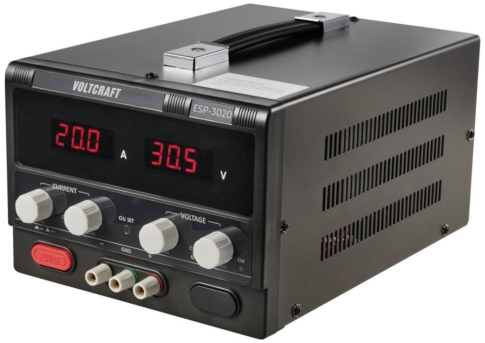VOLTCRAFT ESP-3020 Labornetzgerät, einstellbar 0 - 30 V/DC 0 - 20A
