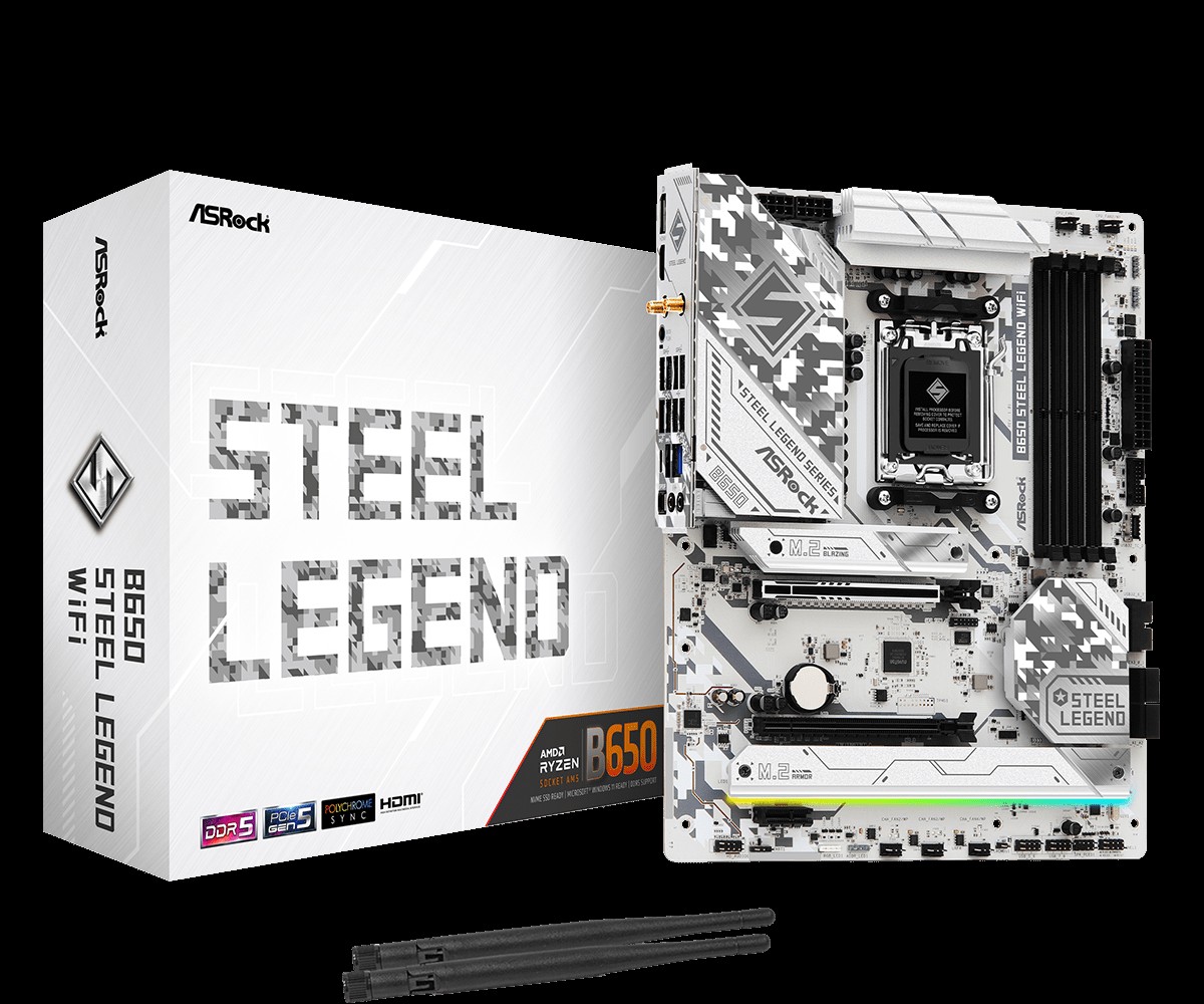 Asrock B650 Steel Legend Wifi Asrock B650 Steel Legend WiFi
