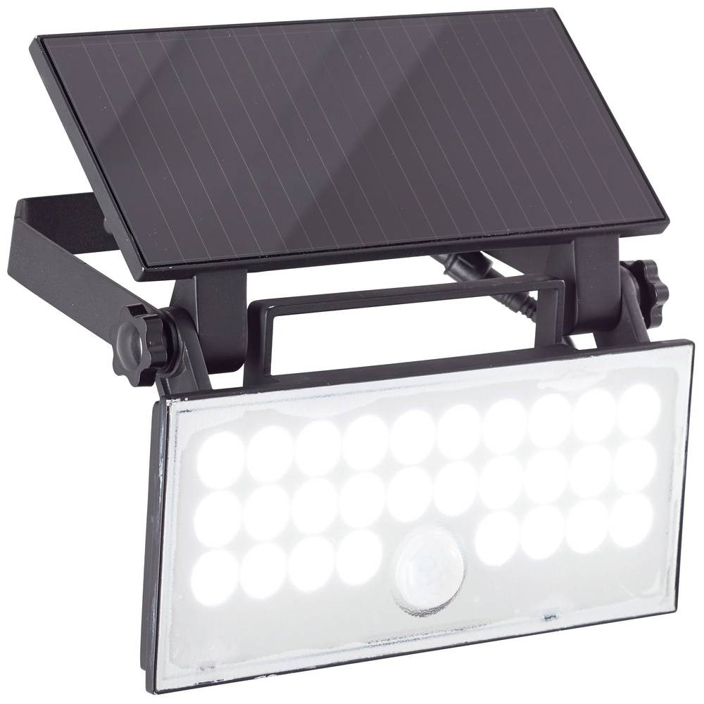 Brilliant Luton G40421/06 Solar-Außenwandleuchte con Bewegungsmelder