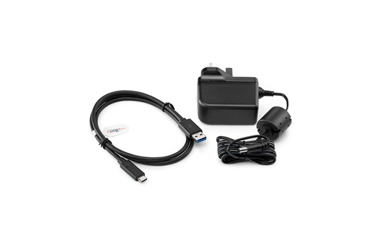 Brother LK-1001C AC-Adapter mit Flachstecker+ USB-A / USB-C - Passend