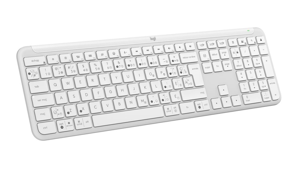 Logitech Signature Slim K950 Tastatur QWERTZ-Layout, weiß
