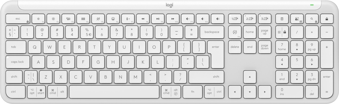 Logitech Signature Slim K950 Tastatur weiß