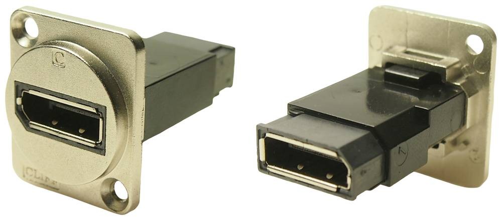 Cliff FT METAL DISPLAYPORT F-F CSK Adapter, Buchse, Einbau