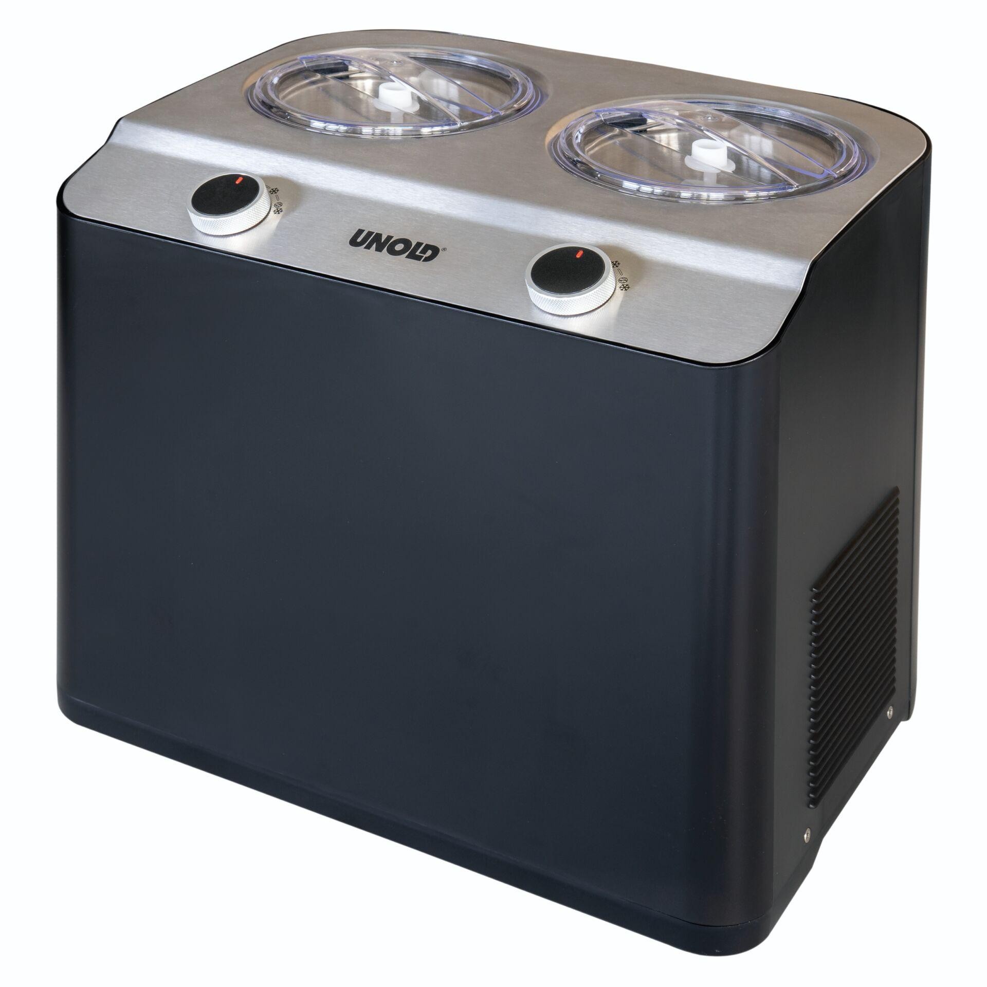 Unold Doppio Compressor ice cream maker 2.4 L 250 W Black, Satin