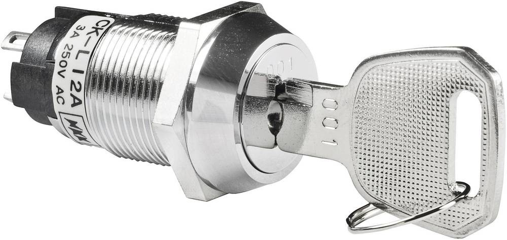 NKK Switches CKL12AFW01 CKL12AFW01 Schlüsselschalter 250 V/AC 3A 1 x
