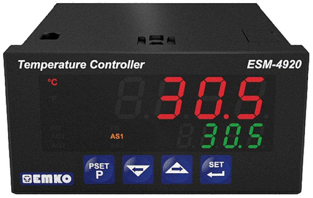 Emko ESM-4920 2-Punkt, P, PI, PD, PID Temperaturregler Pt100 -200 bis