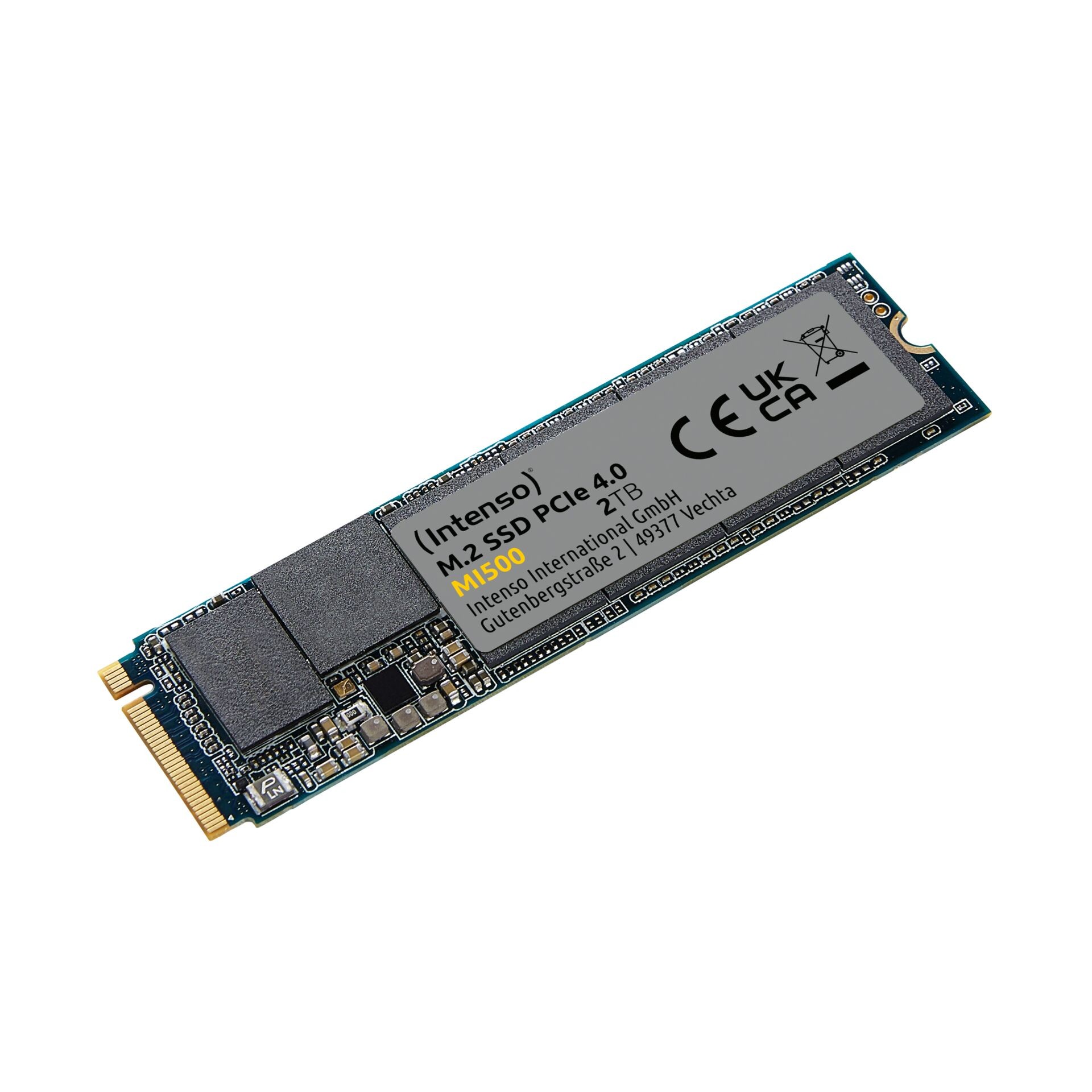 Intenso MI500 2 To M.2 PCI Express 4.0 NVMe - Intenso MI500, 2 To, M.