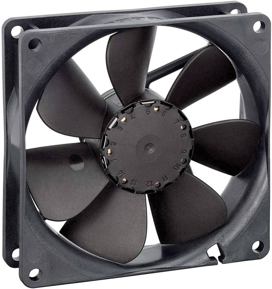 ebm-papst 3414NG Boitier PC Ventilateur 9,2 cm Noir - ebm-papst