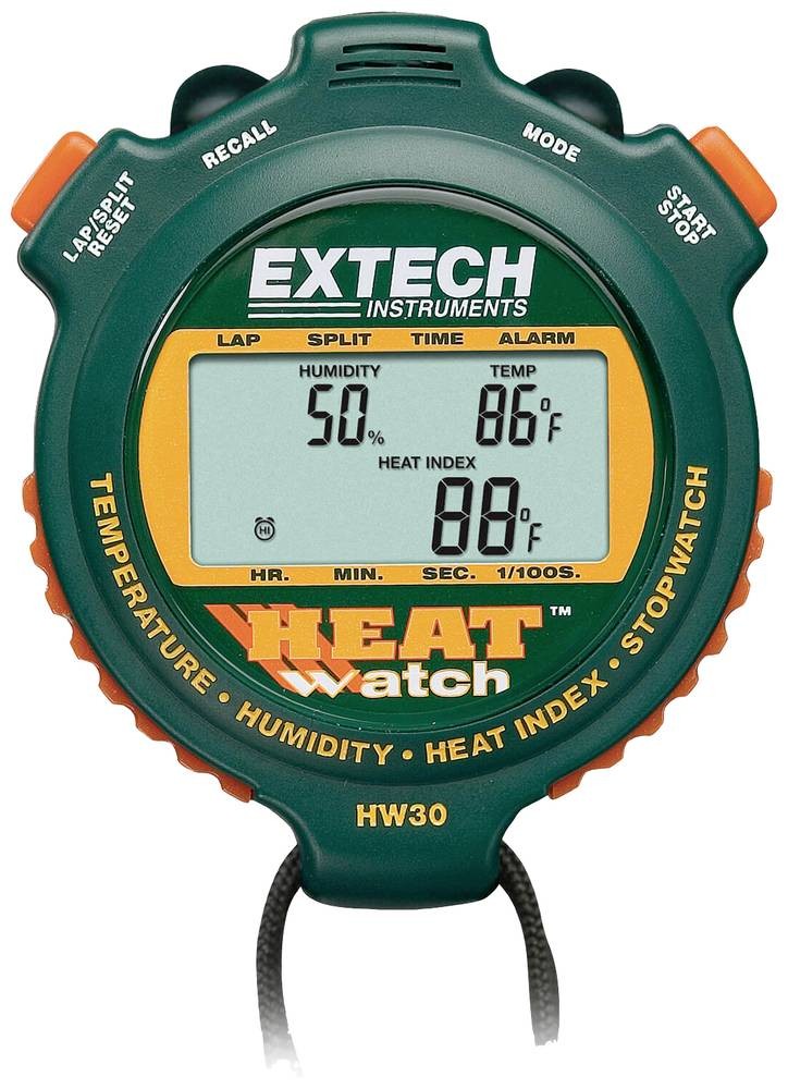 Extech HW30 Feuchtigkeits-/Temperatur-Stoppuhr 1% rF 99% rF