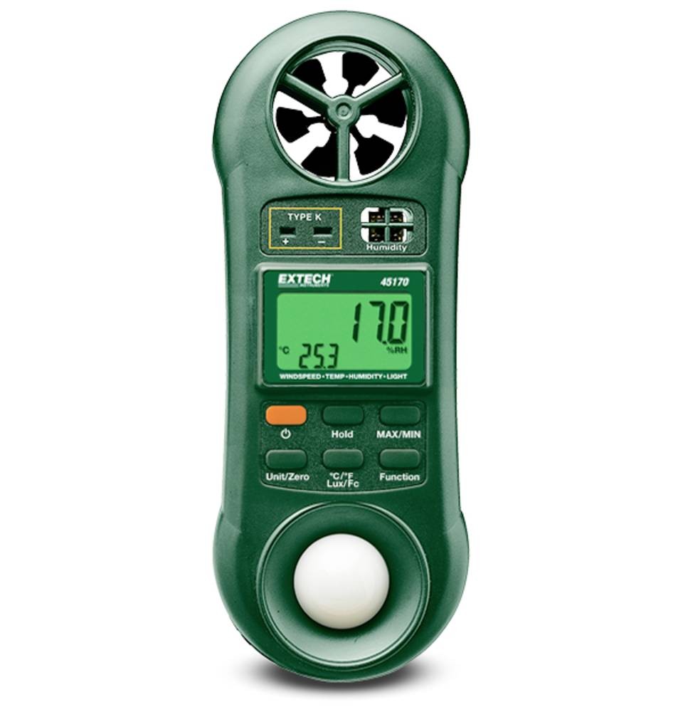 Extech 45170 Temperatur-Messgerät -100 - +1300°C Fühler-Typ K