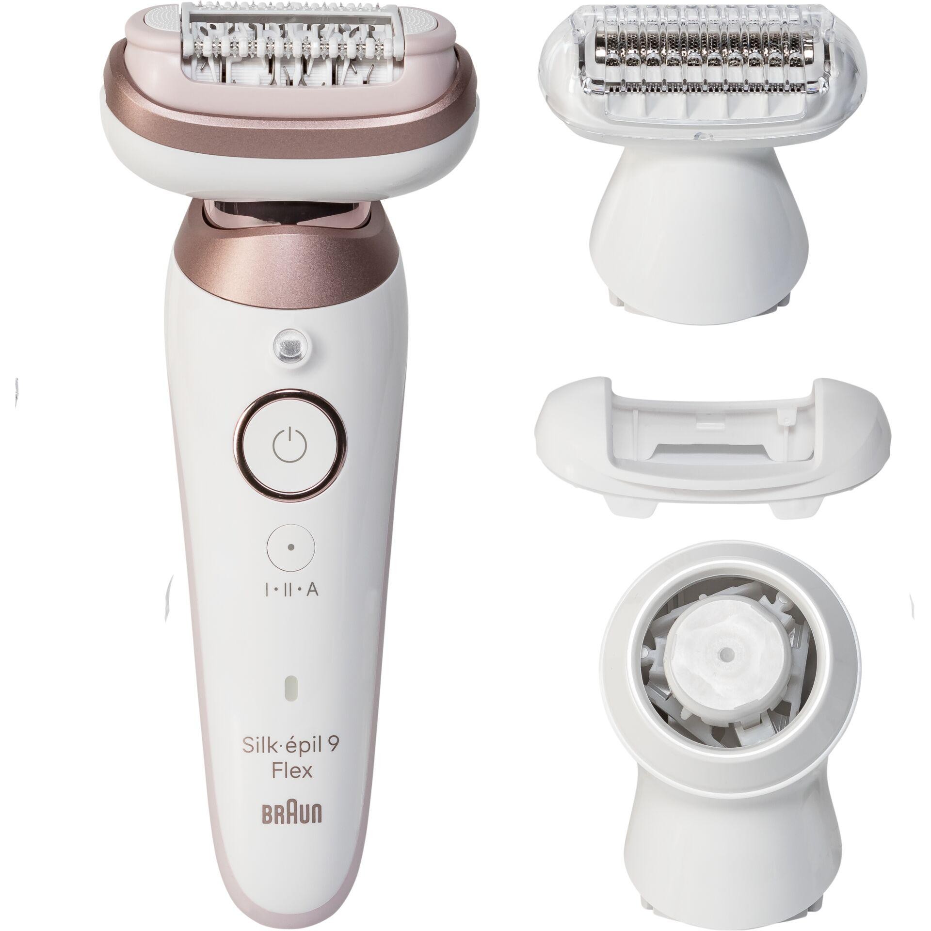 Braun Silk-épil 9 Flex 9-360 3D 40 tweezers Rose, White - Braun Silk-
