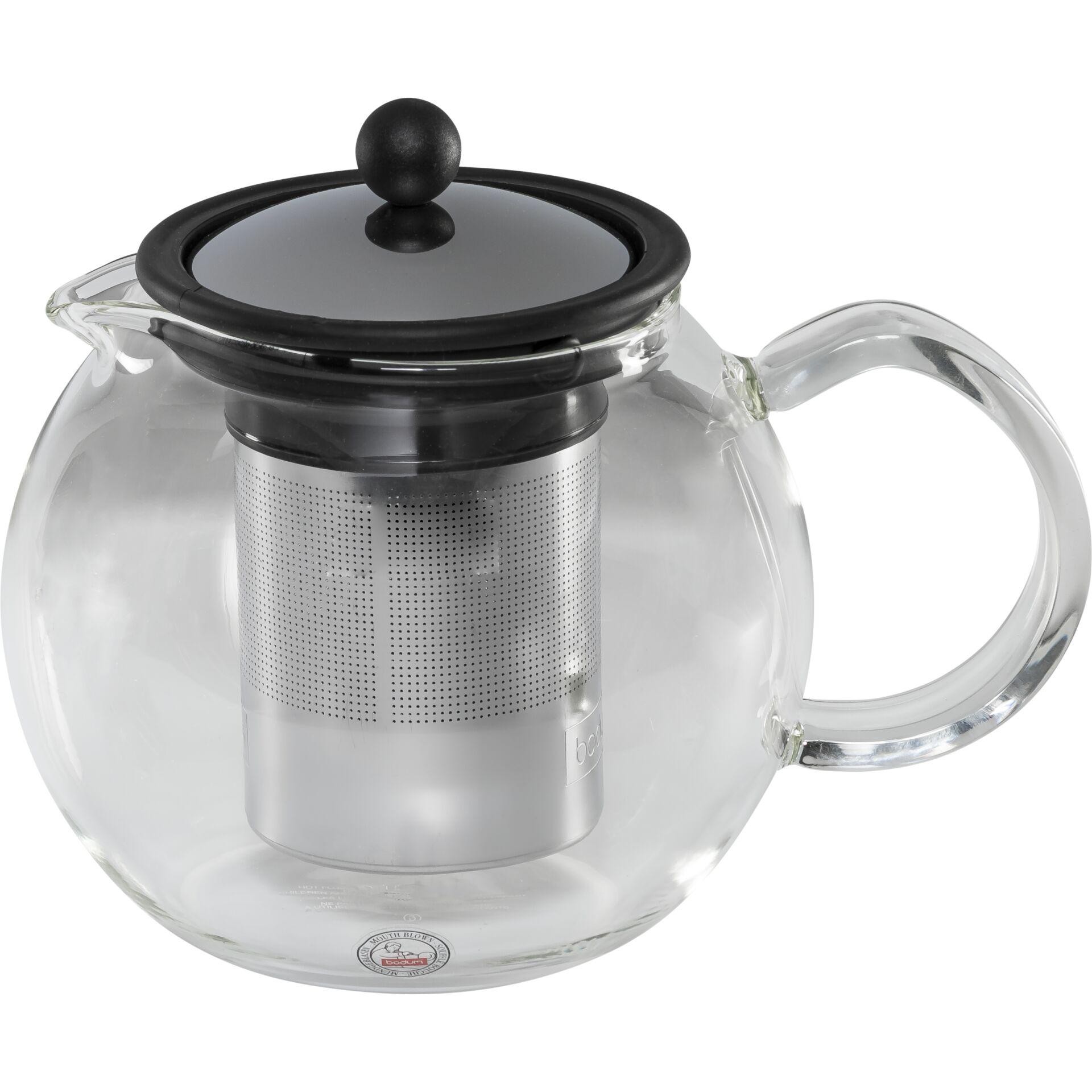 Bodum Assam appareil à thé 1 L Chrome, Transparent - Bodum Assam,