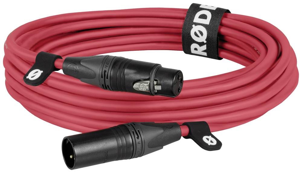 RØDE XLR6M-R câble audio 6 m XLR Rouge - RØDE XLR6M-R, XLR, Mâle,