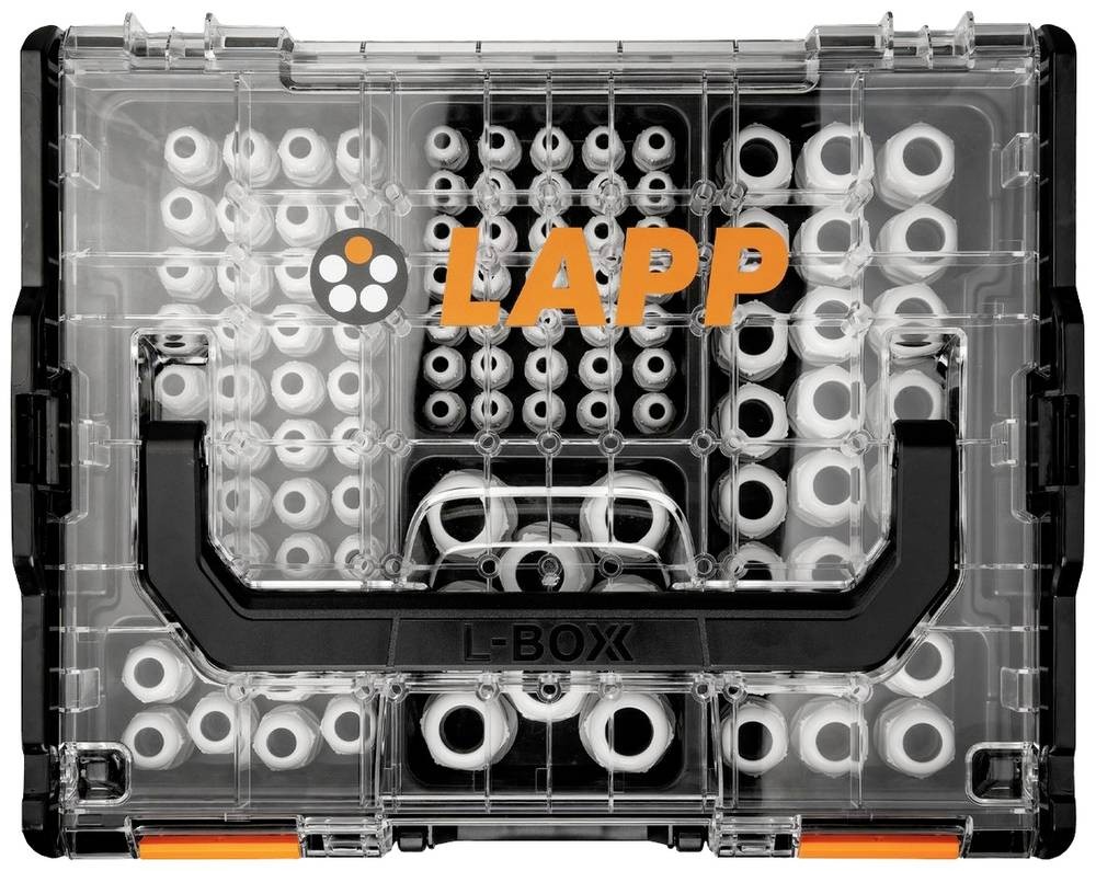 LAPP 53110050 Kabelverschraubung Sortiment plastic silver-Grau 1 Set