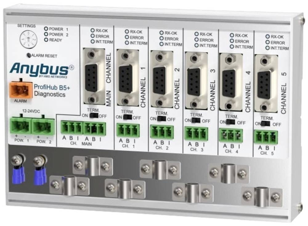 Anybus Repeater ProfiHub B5+R Betriebsspannung: 12 V/DC, 24 V/DC