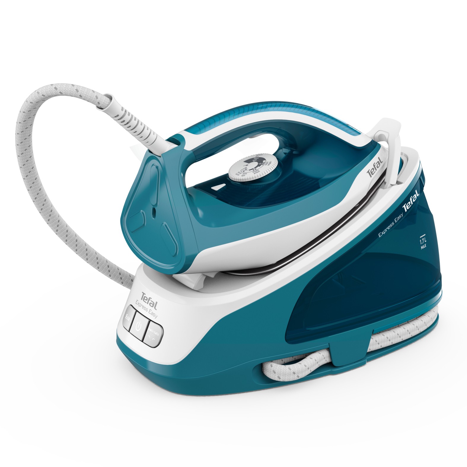 Tefal Tefal Express Easy Dampfbügeleisen, weiß/türkis