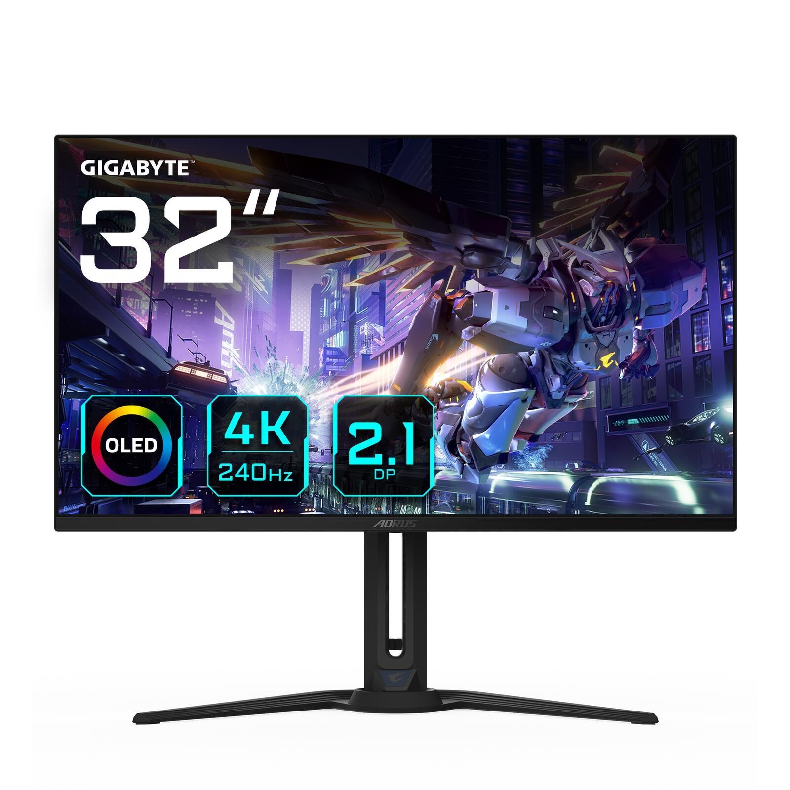 GIGABYTE AORUS Monitor da gioco OLED FO32U2P da 32 - 3840 x 2160 (