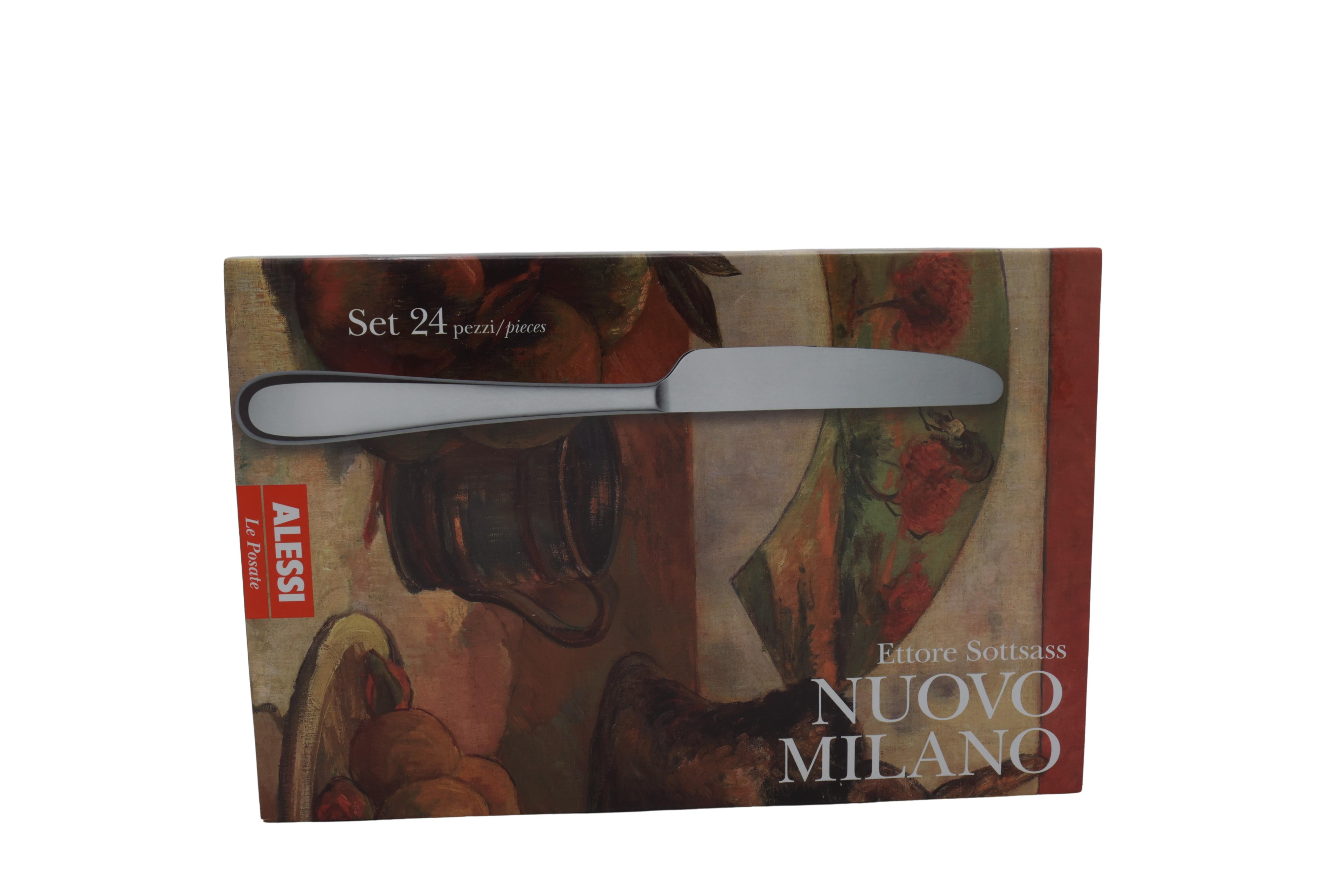 Alessi 5180S24M "Nuovo Milano" Besteckset Monoblock