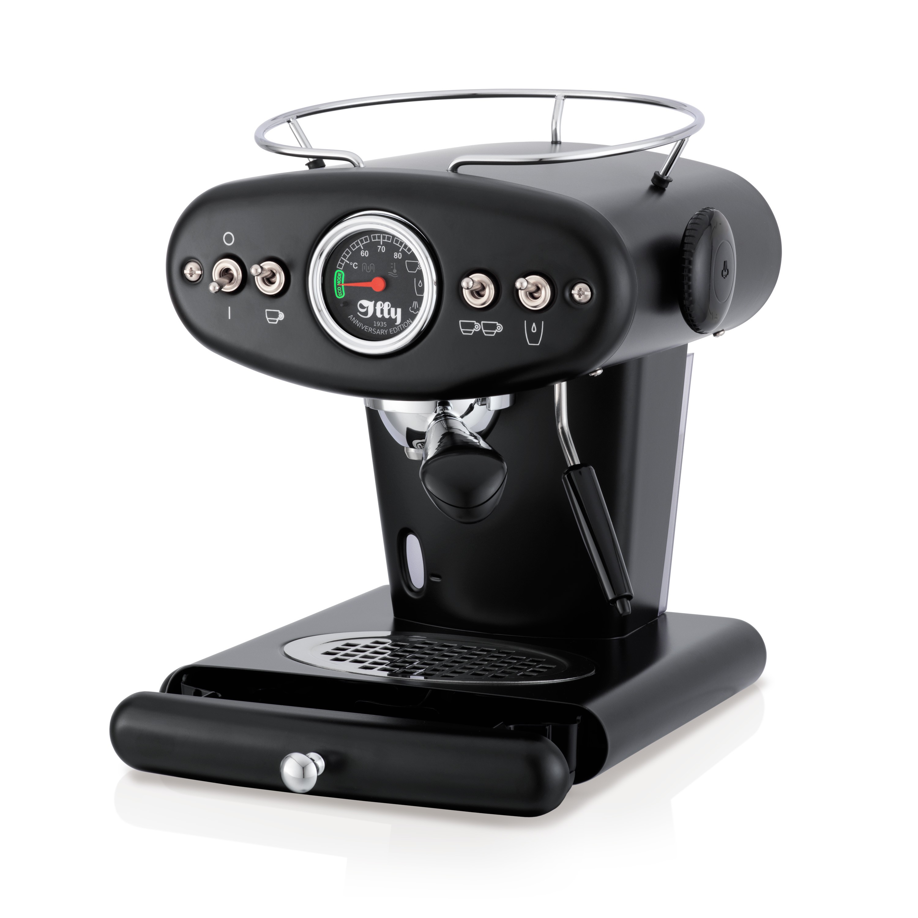 illy X1 Anniversary Maschine für gemahlenen Kaffee und E.S.E.-Pads (