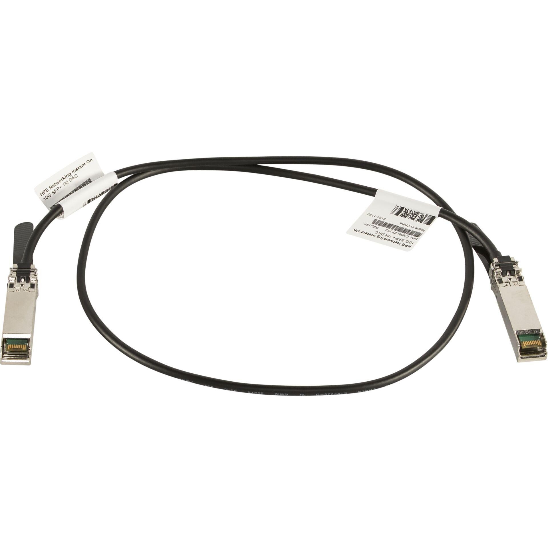 HPE Aruba Networking Networking Instant On 10G SFP+ to SFP+ 1m Direct