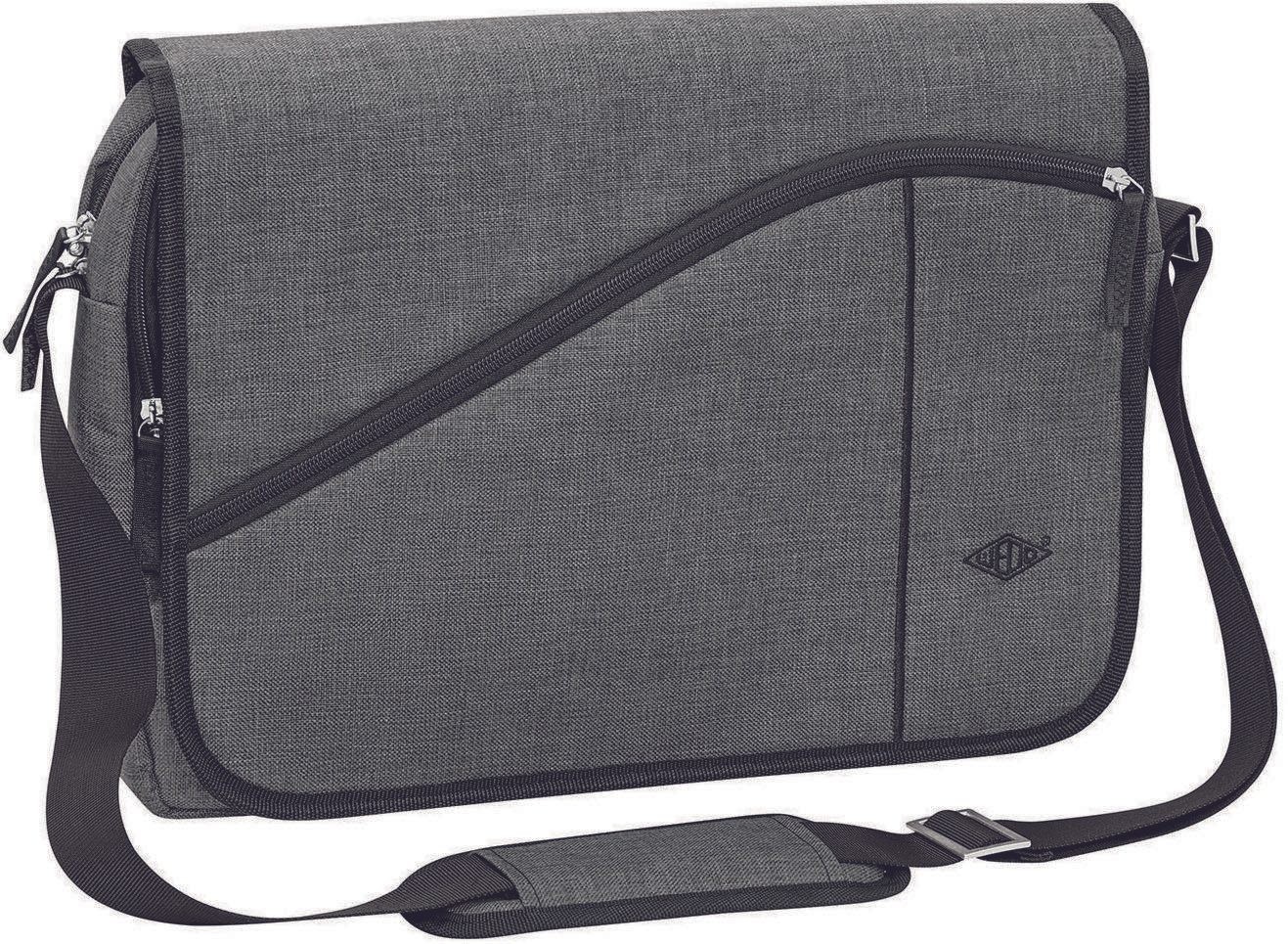 WEDO Laptop borsa Messenger Bag COLLEGE grigio fino a 39,6 cm (15,6