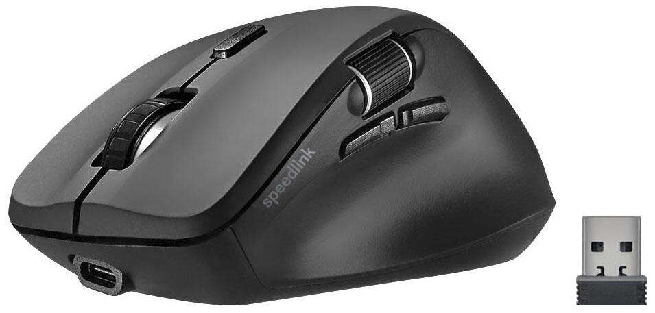 SPEEDLINK SL-630021-RRBK ratón Juego mano derecha RF Wireless +