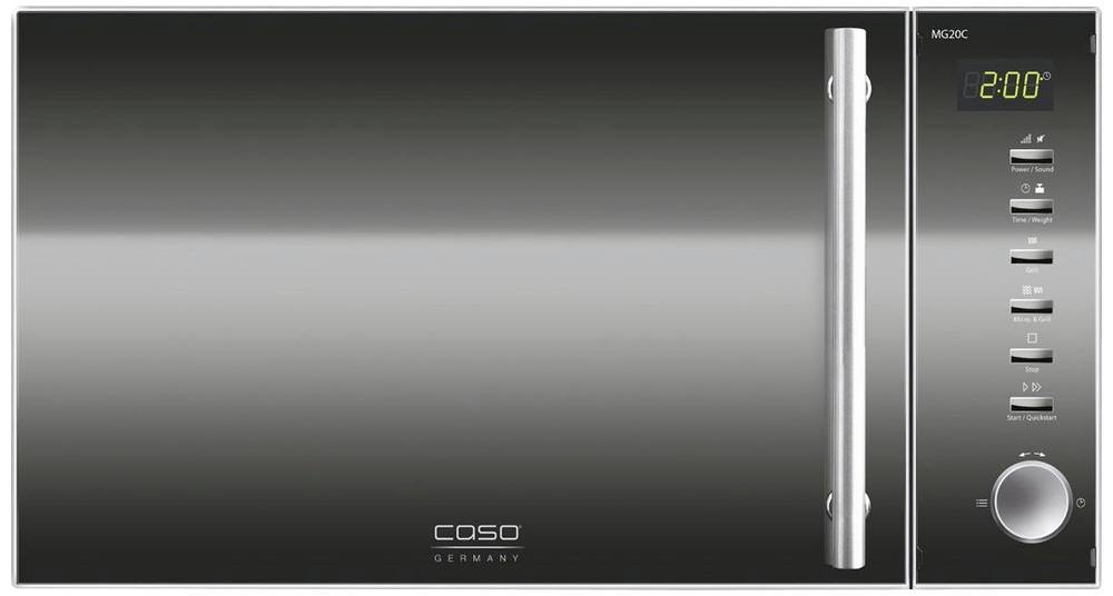 CASO MG20 Ceramic menu 2 in 1 micro onde Edelstahl, noir 800W