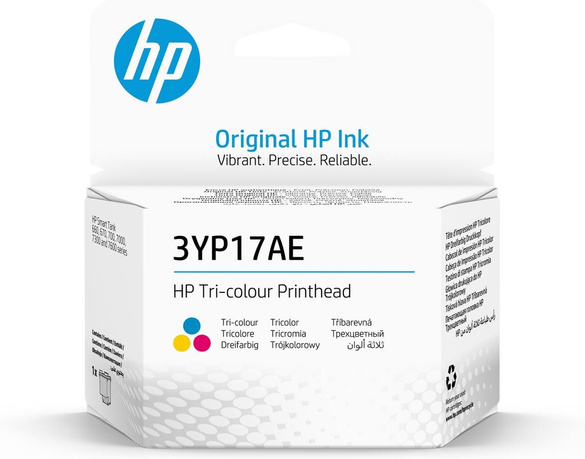 HP Inktank Tri-Color Printhead - HP Inktank Tri-Color Printhead, Cyan,
