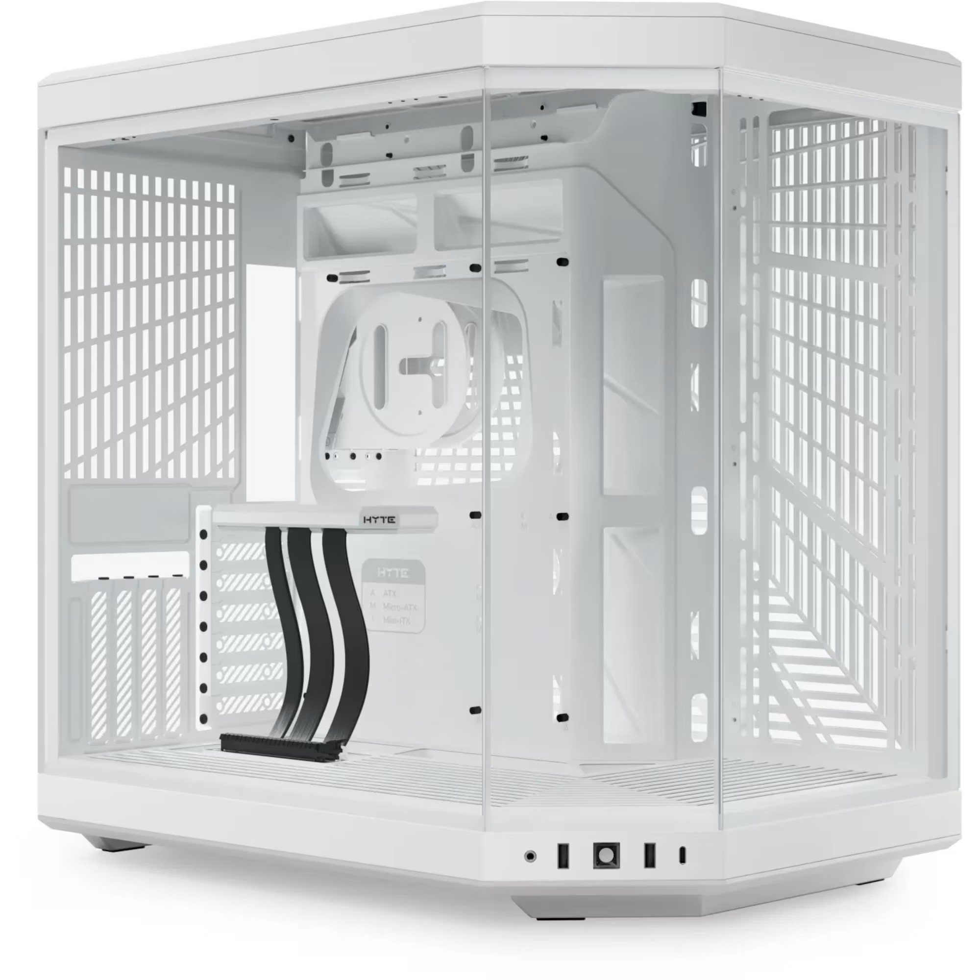 HYTE Y70 Midi Tower White, without touchscreen
