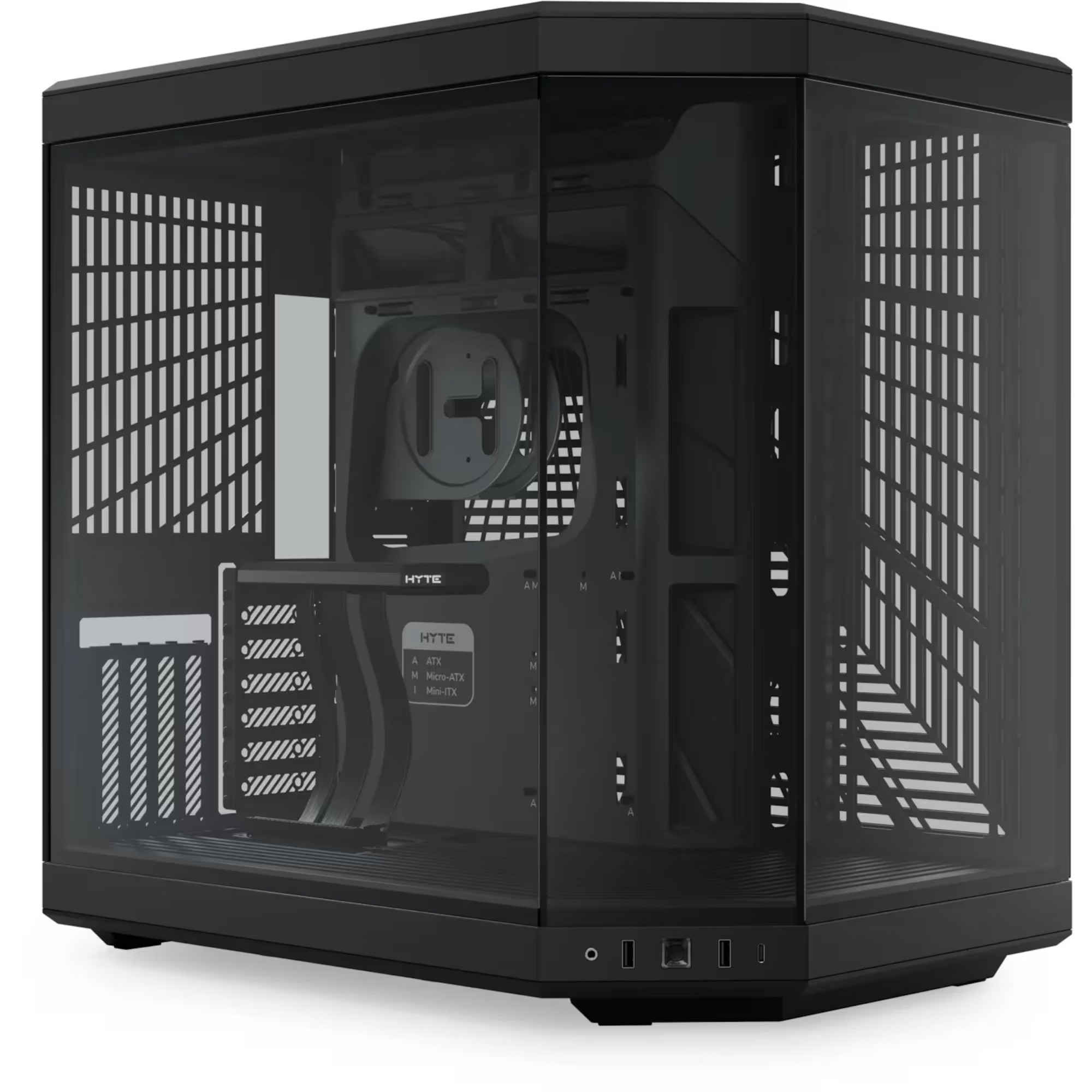 HYTE Y70 Pitch Black, PC-Gehäuse, ohne Touchscreen