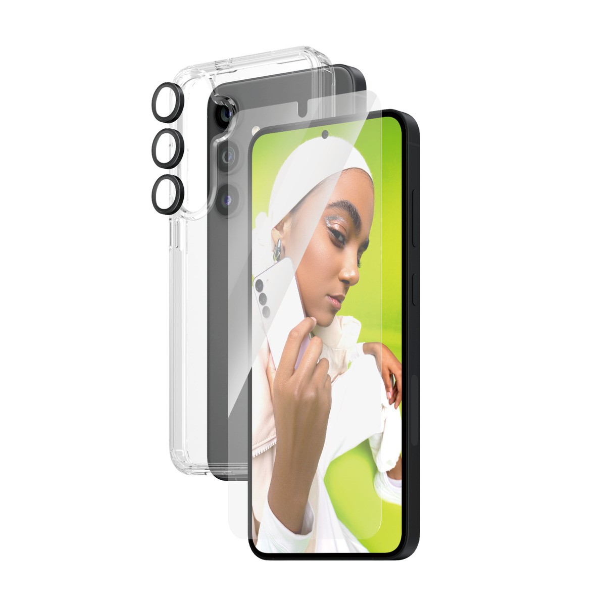 PanzerGlass 3-in-1 Pack Samsung Galaxy S24 Plus / UWF (Ultra-Wide