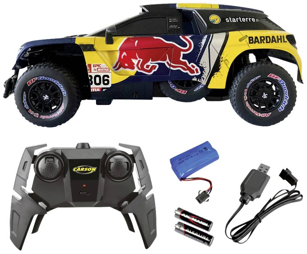 Carson Modellsport 500404311 Peugeot Rally 3008 DKR LOEB 1:16 RC