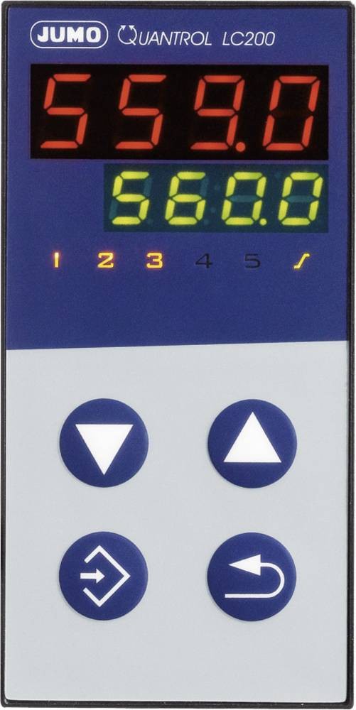 Jumo Quantrol LC200 Temperaturregler L, J, T, K, E, N, S, R, Pt100,