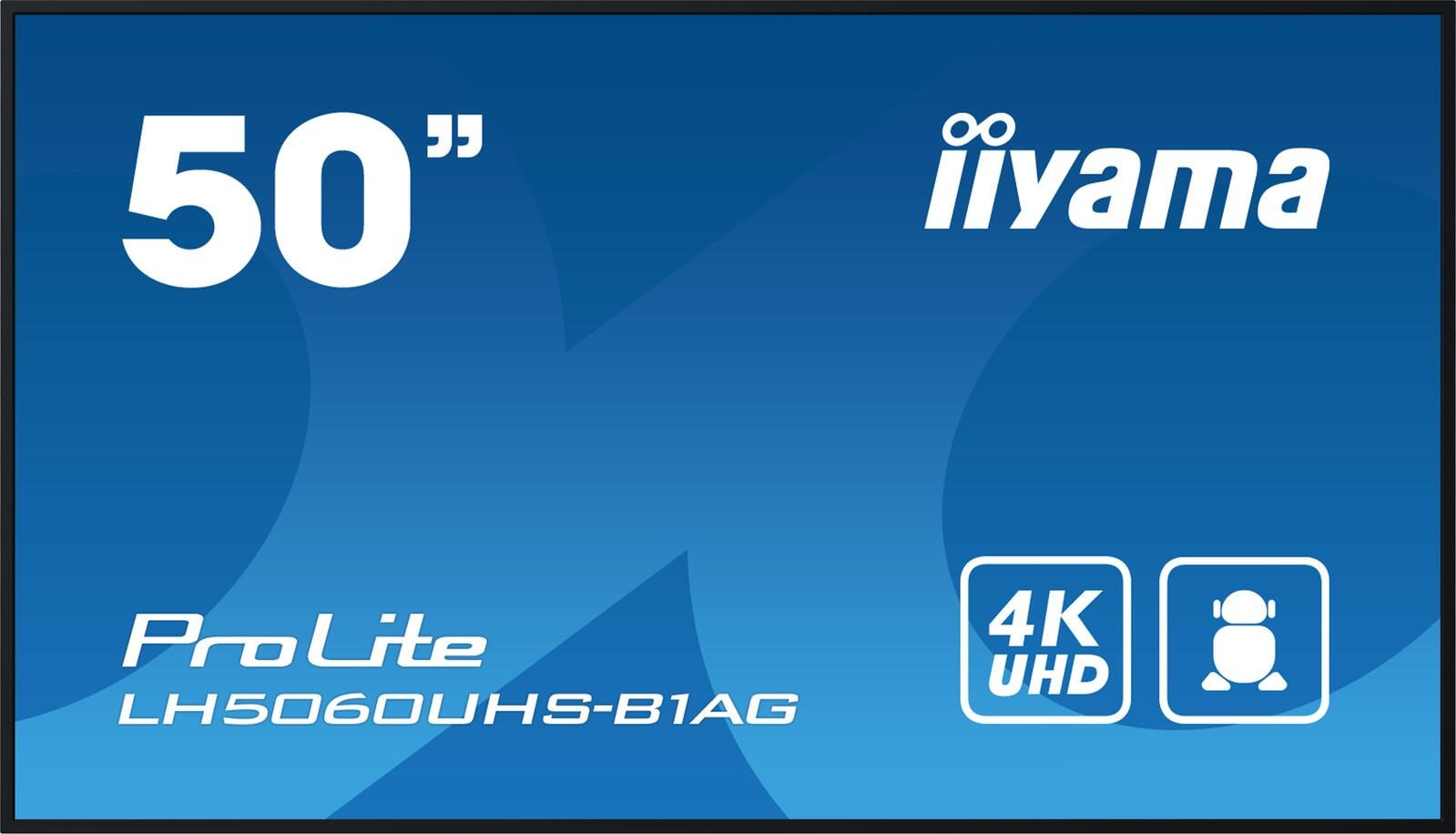 iiyama LH5060UHS-B1AG Signage Display Digital A-board 125.7 cm (49.5")