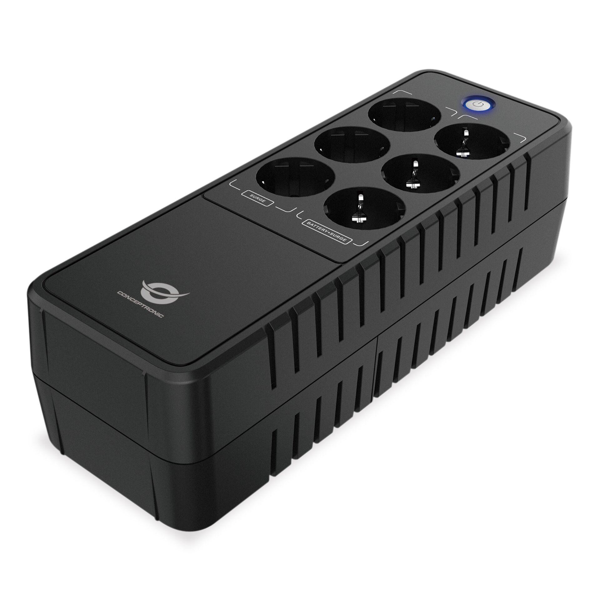 Conceptronic ZEUS 650VA 360W Office UPS - Conceptronic ZEUS 650VA