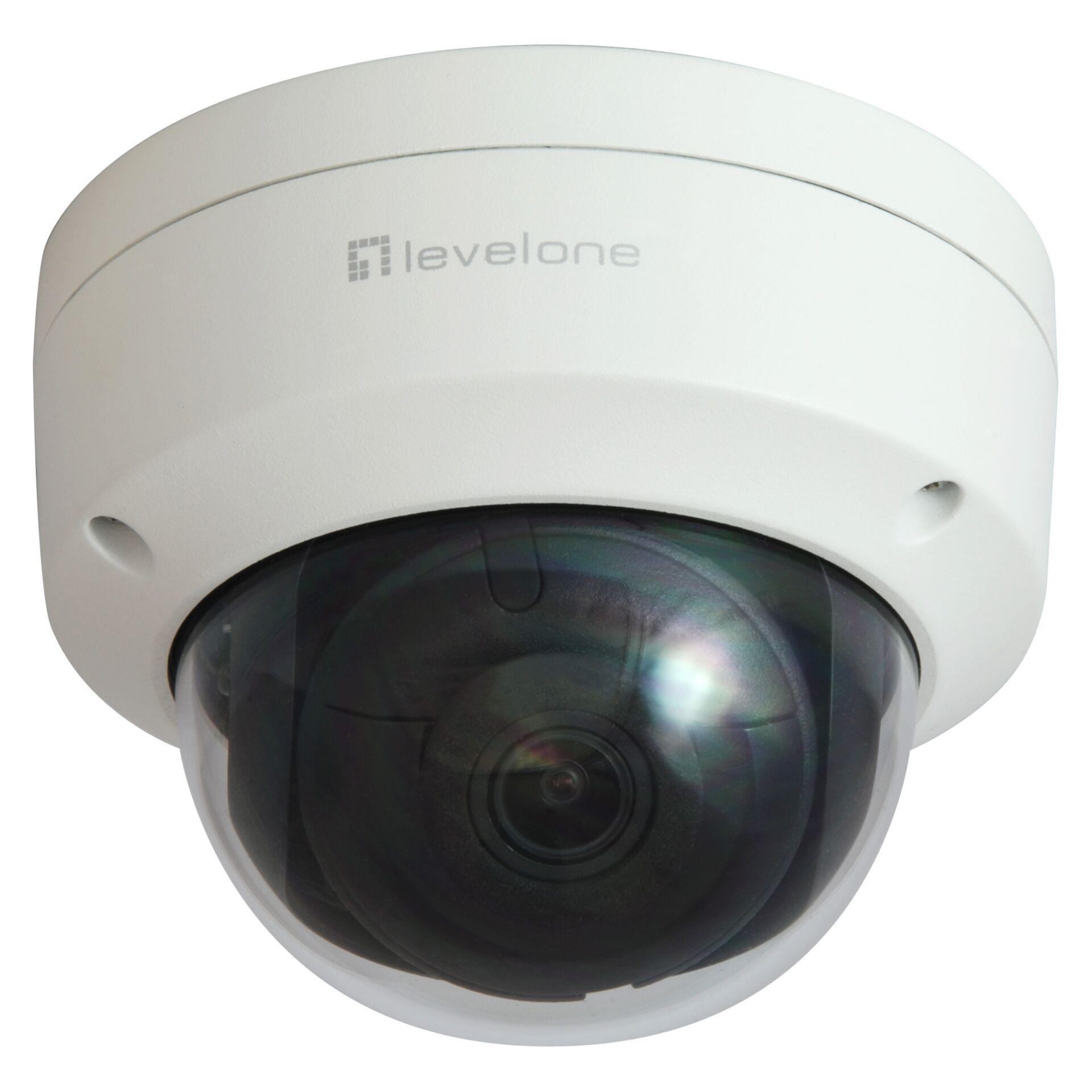 LevelOne GEMINI Fixed Dome IP Network Camera, 2-Megapixel, H.265,